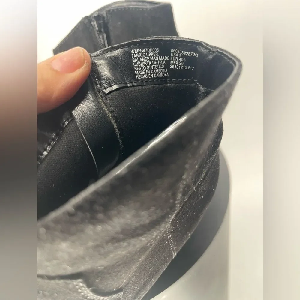 Faded glory black bootie size‎ 9